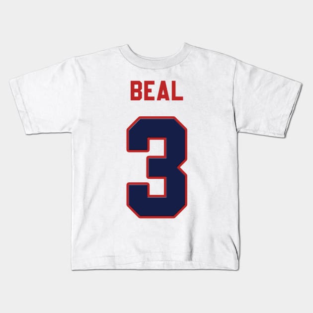 Bradley Beal Kids T-Shirt by Cabello's